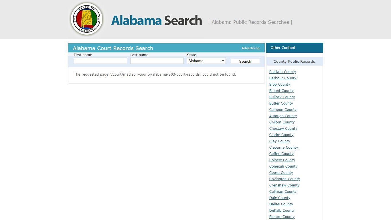 Madison County, Alabama – Court Records | Alabama - AL Search